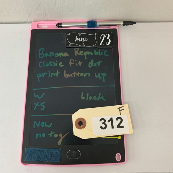 Banana Republic Dillon Classic Fit Shirt Womens XS Extra Small Dot Print Button - Picture 10 of 11